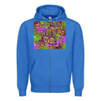 True Royal mardi gras carnival masks and fleur de lis Zipper Hoodie - Jasminsmagicworld