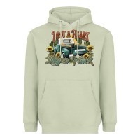 Matcha i got a heart like a truck western sunflower Heavyweight Hoodie - NancyCooperArtShop