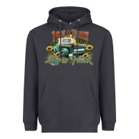 Smoke i got a heart like a truck western sunflower Heavyweight Hoodie - NancyCooperArtShop