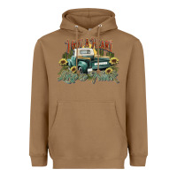 Toasted Coconut i got a heart like a truck western sunflower Heavyweight Hoodie - NancyCooperArtShop