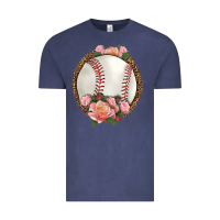 Vintage Denim western baseball with roses Vintage Tee - HRA Design Shop