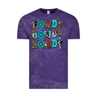 Cloud Purple howdy howdy howdy Vintage Tee - AdoDesignShop