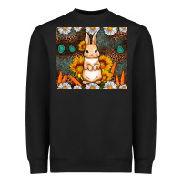 Black Rabbit daisy sunflower leopard 20oz tumbler Heavyweight Sweatshirt - Neo Western