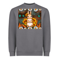 Storm Rabbit daisy sunflower leopard 20oz tumbler Heavyweight Sweatshirt - Neo Western