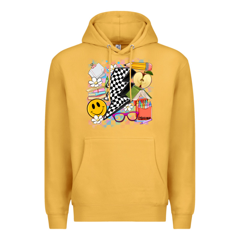 Retro Teacher Premium Hoodie by Artiststas | Teevron