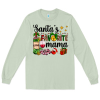 Matcha santa's favorite mama Long Sleeve Tee - AdoDesignShop