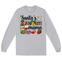 Moon Dust santa's favorite mama Long Sleeve Tee - AdoDesignShop