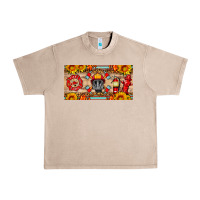 French Oak firefighter air mask sunflower and elementary license plate Urban Heavy Tee - HRA Design Shop