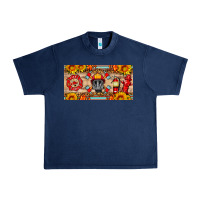 Navy firefighter air mask sunflower and elementary license plate Urban Heavy Tee - HRA Design Shop