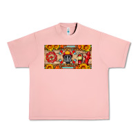 Salmon firefighter air mask sunflower and elementary license plate Urban Heavy Tee - HRA Design Shop