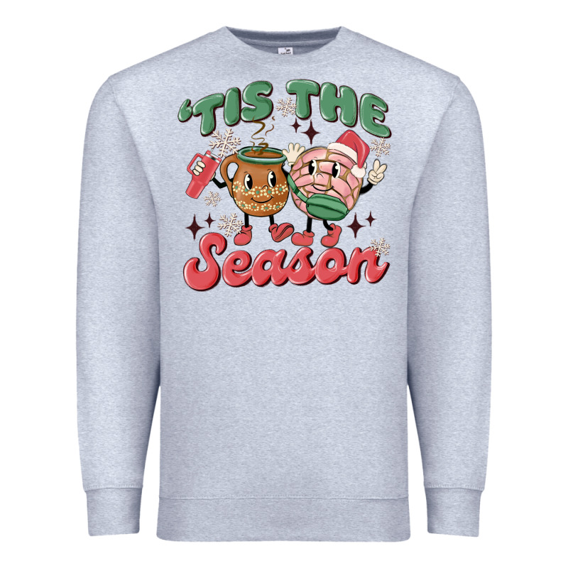 Mexican Christmas Tis The Season Premium Sweatshirt by MaliasSmallBusiness | Teevron
