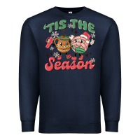 Navy mexican christmas tis the season Premium Sweatshirt - MaliasSmallBusiness