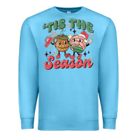 Ocean Blue mexican christmas tis the season Premium Sweatshirt - MaliasSmallBusiness