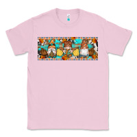 Bubblegum Pink Fall Gnomes Classic Tee - Artiststas