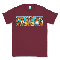 Burgundy Fall Gnomes Classic Tee - Artiststas