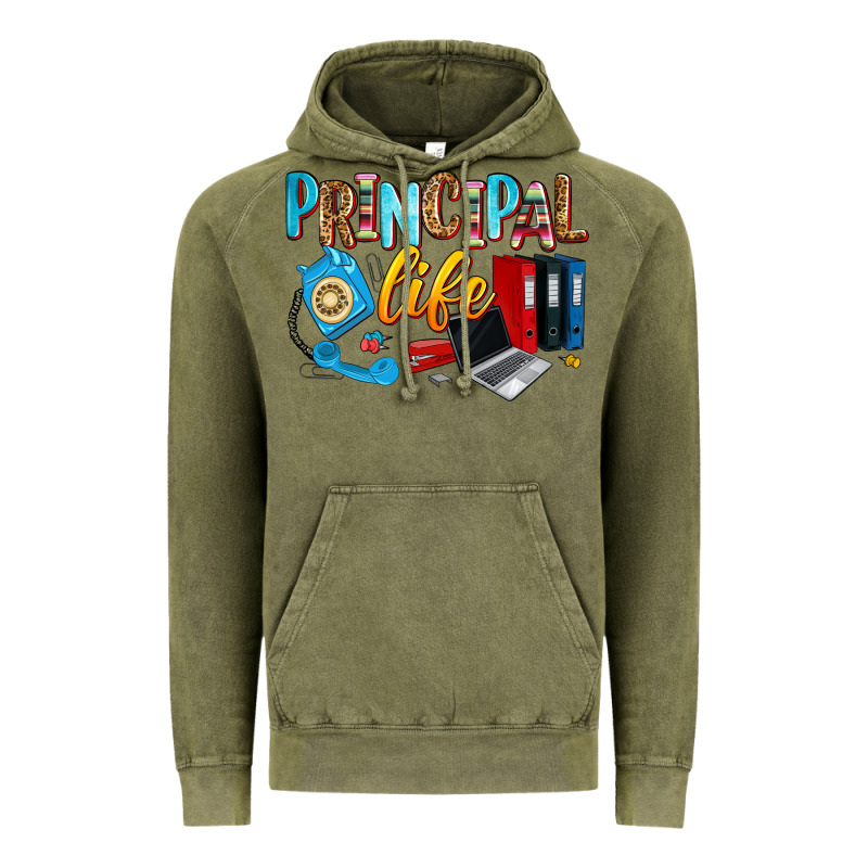 Principal Life Vintage Hoodie by Zillion Design Studio | Teevron