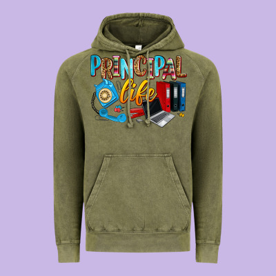 Principal Life Vintage Hoodie Designed By Zillion Design Studio