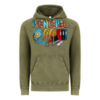 Vintage Olive principal life Vintage Hoodie - Zillion Design Studio