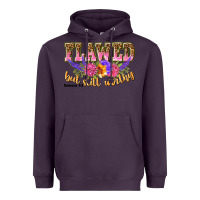 Plum flawed but still worthy romans 5 8 Heavyweight Hoodie - NancyCooperArtShop