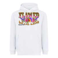 White flawed but still worthy romans 5 8 Heavyweight Hoodie - NancyCooperArtShop