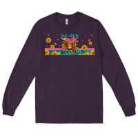 Plum just a little moody long haired cow Long Sleeve Tee - Jasminsmagicworld