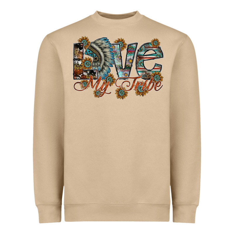 Love My Tribe Heavyweight Sweatshirt by SublimationCraftShop | Teevron