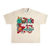 Sandshell wine is my valentine olivia Urban Heavy Tee - OliviaCreatesArt