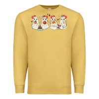 Antique Gold pantasmas mexican christmas ghosts Premium Sweatshirt - MaliasSmallBusiness