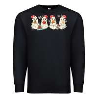 Black pantasmas mexican christmas ghosts Premium Sweatshirt - MaliasSmallBusiness