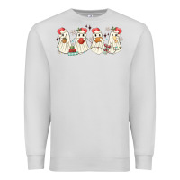 Dove Grey pantasmas mexican christmas ghosts Premium Sweatshirt - MaliasSmallBusiness