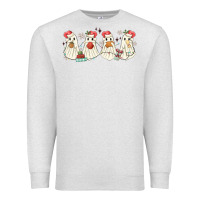 Oatmeal Heather pantasmas mexican christmas ghosts Premium Sweatshirt - MaliasSmallBusiness