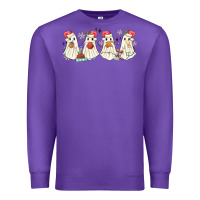 Purple pantasmas mexican christmas ghosts Premium Sweatshirt - MaliasSmallBusiness