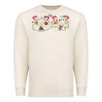Sandshell pantasmas mexican christmas ghosts Premium Sweatshirt - MaliasSmallBusiness