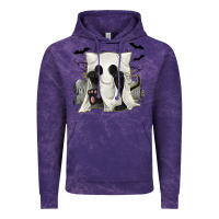 Cloud Purple Ghost Cat Vintage Hoodie - texasbilliewilder