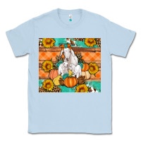 Dusty Blue Goat family fall pumpkins gemstone Classic Tee - Artiststas