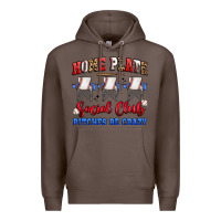 Coffee home plate social club pitches be crazy Premium Hoodie - Artiststas