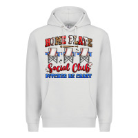 Dove Grey home plate social club pitches be crazy Premium Hoodie - Artiststas