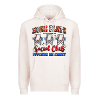 Pale Pink home plate social club pitches be crazy Premium Hoodie - Artiststas