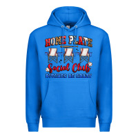 True Royal home plate social club pitches be crazy Premium Hoodie - Artiststas