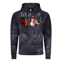 Cloud Black let it snow snowman Vintage Hoodie - JahusDesignShop