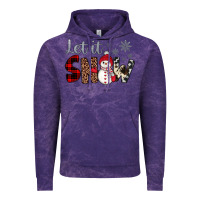 Cloud Purple let it snow snowman Vintage Hoodie - JahusDesignShop