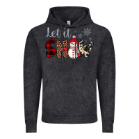 Vintage Black let it snow snowman Vintage Hoodie - JahusDesignShop