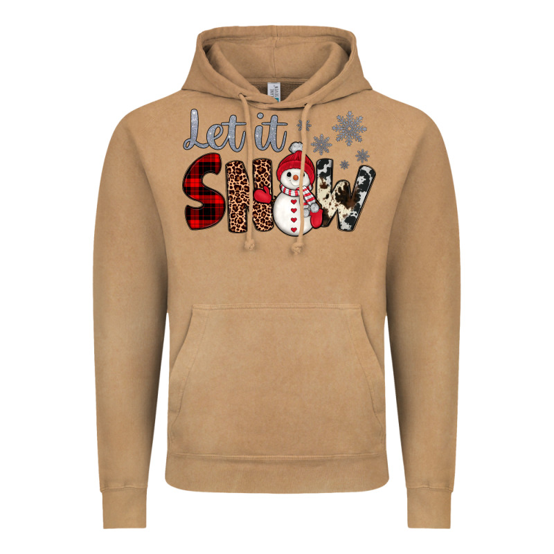 Let It Snow Snowman Vintage Hoodie by JahusDesignShop | Teevron