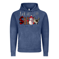 Vintage Denim let it snow snowman Vintage Hoodie - JahusDesignShop