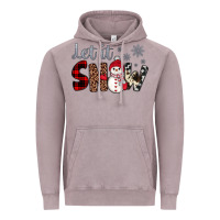 Vintage Zinc let it snow snowman Vintage Hoodie - JahusDesignShop