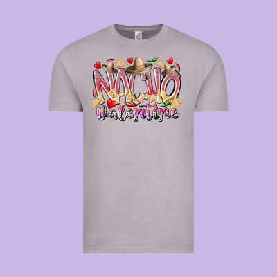 Nacho Valentine Vintage Tee Designed By Racoondesign