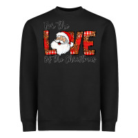 Black for the of the christmas Heavyweight Sweatshirt - CowhideDigitalArt