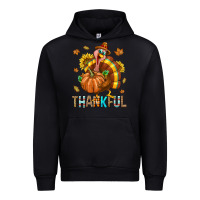 Black Thankful Turkey Urban Hoodie - texasbilliewilder