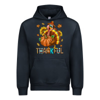 Navy Thankful Turkey Urban Hoodie - texasbilliewilder