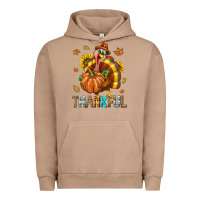 Pigment Burro Thankful Turkey Urban Hoodie - texasbilliewilder